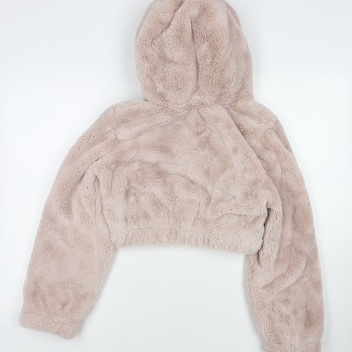 New Look Girls Beige Jacket Size 12-13 Years Zip