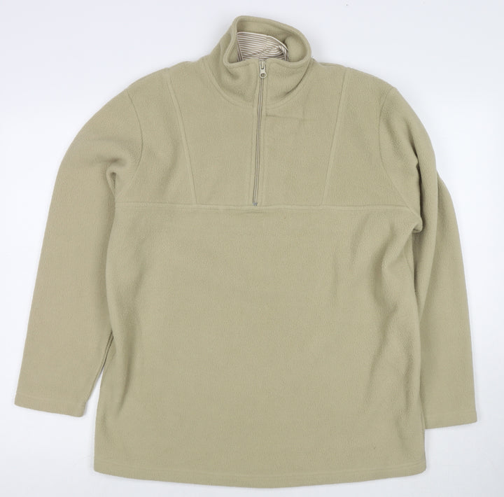 Carolyn Taylor Womens Green Polyester Pullover Sweatshirt Size S Pullover