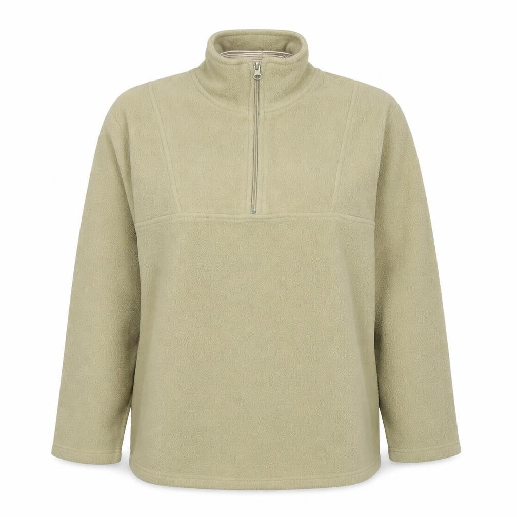 Front view of Carolyn Taylor women’s green polyester pullover sweatshirt, size S, pullover