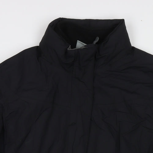 Peter Storm Womens Black Jacket Size 14 Zip - Detachable Fleece