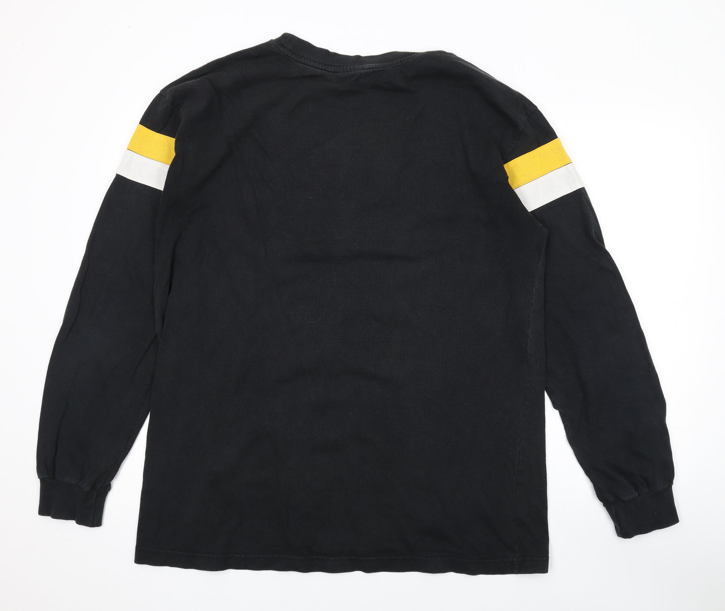 NFL Mens Black Cotton Pullover Sweatshirt Size L - Steelers