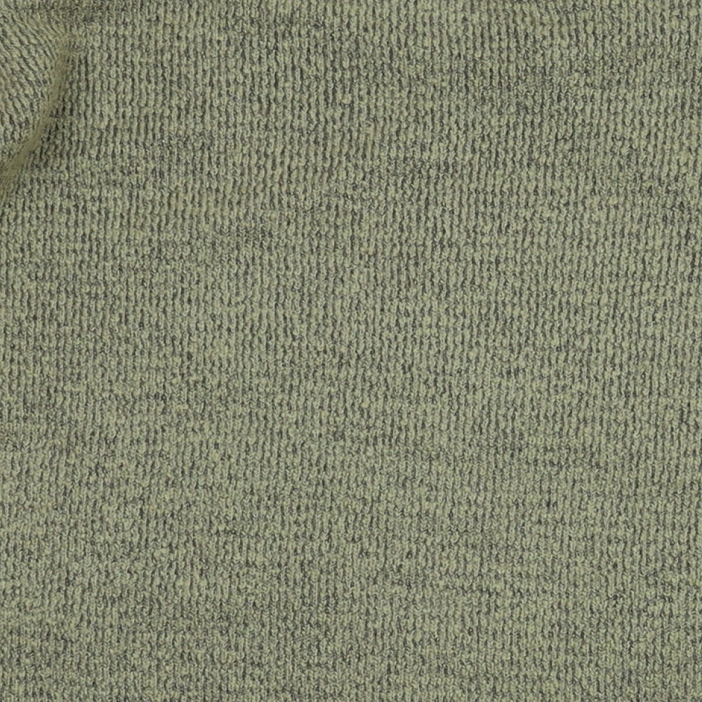 New Look Womens Green Round Neck Polyester Pullover Jumper Size 12