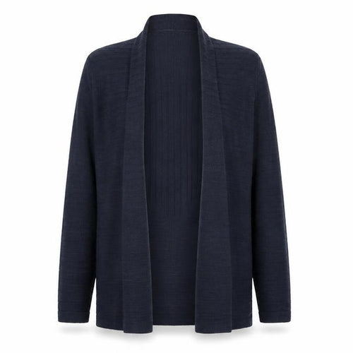 Olsen Womens Blue V-Neck Cotton Cardigan Jumper Size 10