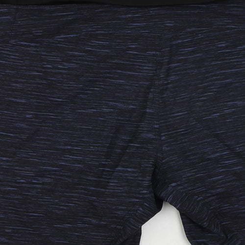 Kyodan Womens Blue Polyester Athletic Shorts Size M L7 in Regular - Elastic Waist