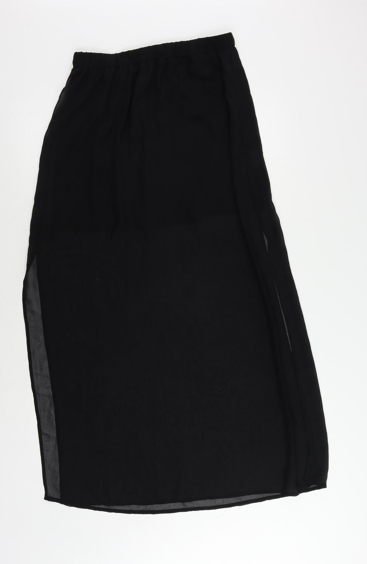 Divided by H&M Womens Black Polyester Maxi Skirt Size S - Elastic Waist