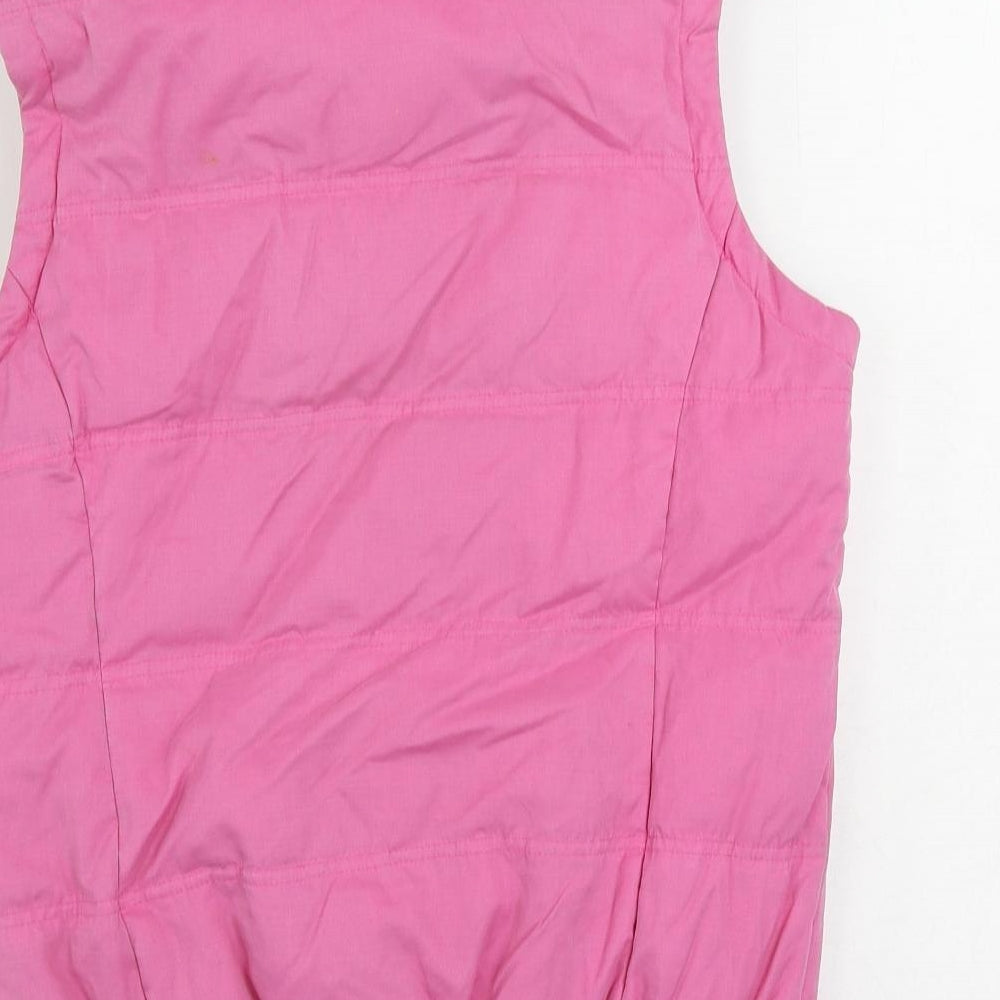 Fat Face Womens Pink Gilet Jacket Size 10 Zip
