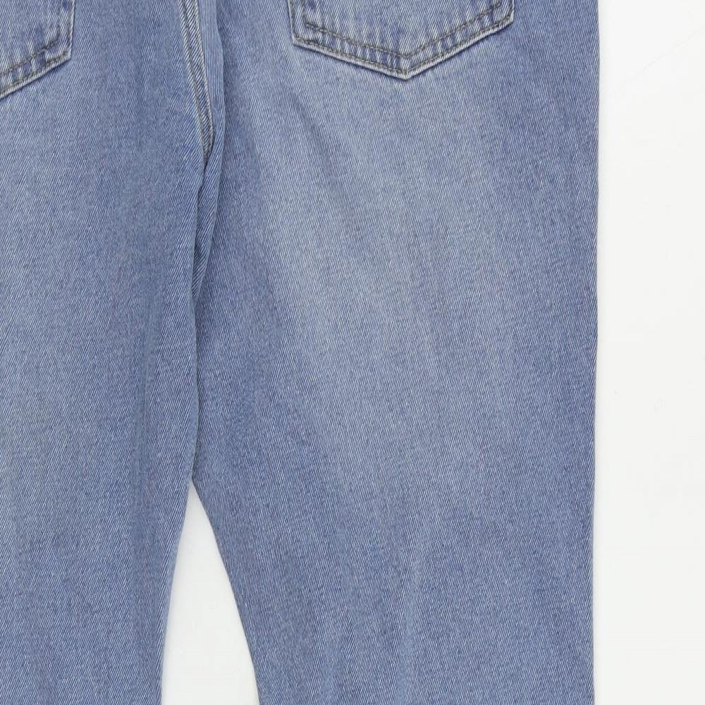 Pierre Cardin Mens Blue Cotton Straight Jeans Size 38 in L30 in Regular Zip - Vintage