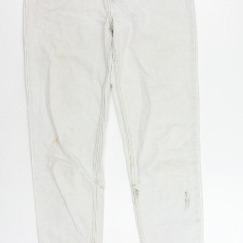 Levi's Womens Blue Cotton Straight Jeans Size 26 in L31 in Regular Zip - Vintage