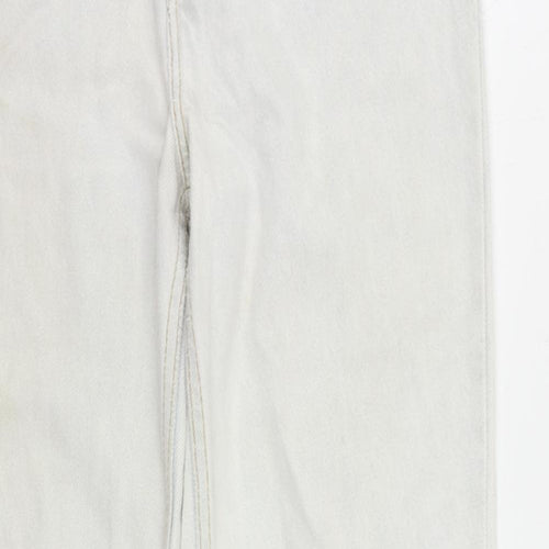 Levi's Womens Blue Cotton Straight Jeans Size 26 in L31 in Regular Zip - Vintage