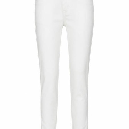 Dream Jeans Womens White Cotton Skinny Jeans Size 28 in L27 in Regular Zip - Ankle Zip