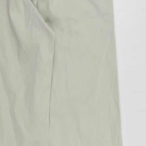 Gap Mens Beige Cotton Chino Trousers Size 34 in L32 in Regular Zip