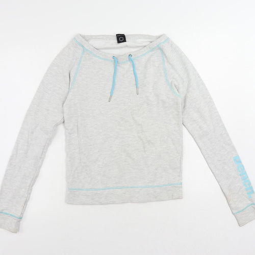 Bench Womens Grey Cotton Pullover Sweatshirt Size XS Pullover