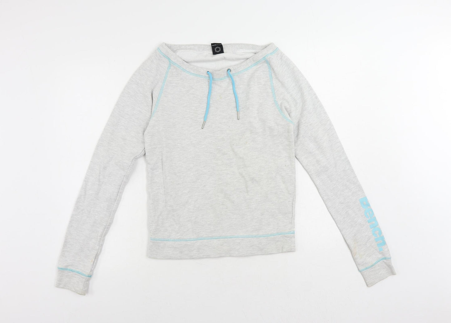 Bench Womens Grey Cotton Pullover Sweatshirt Size XS Pullover
