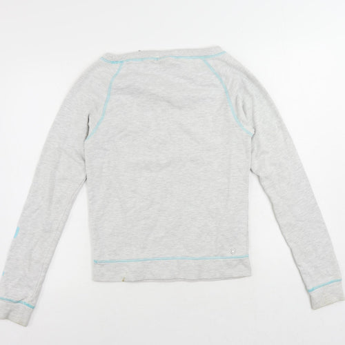 Bench Womens Grey Cotton Pullover Sweatshirt Size XS Pullover