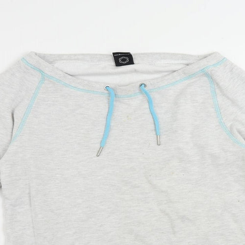 Bench Womens Grey Cotton Pullover Sweatshirt Size XS Pullover
