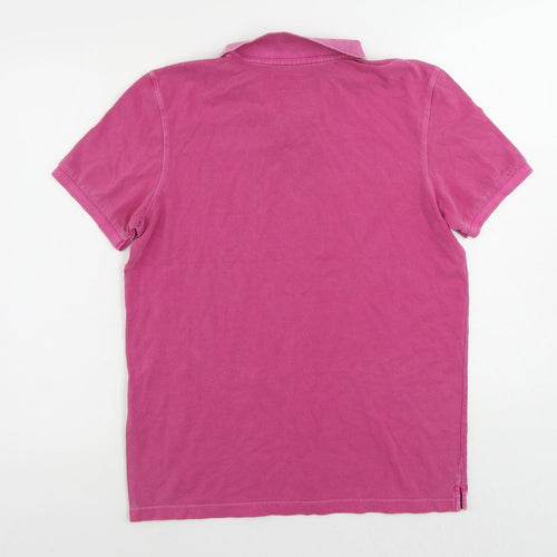 Marc O'Polo Womens Pink Cotton Basic Polo Size M Collared - Vintage