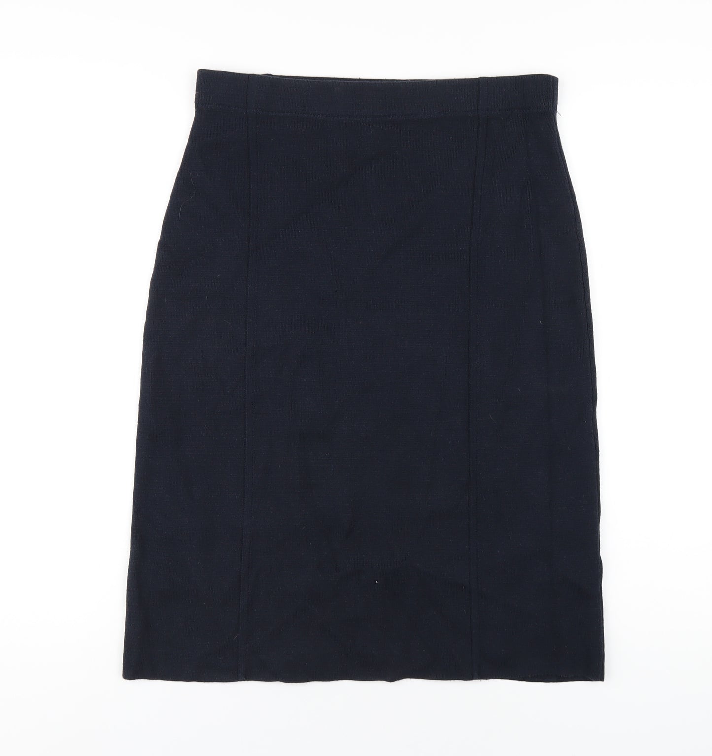 Eastex Womens Blue Acrylic A-Line Skirt Size 12
