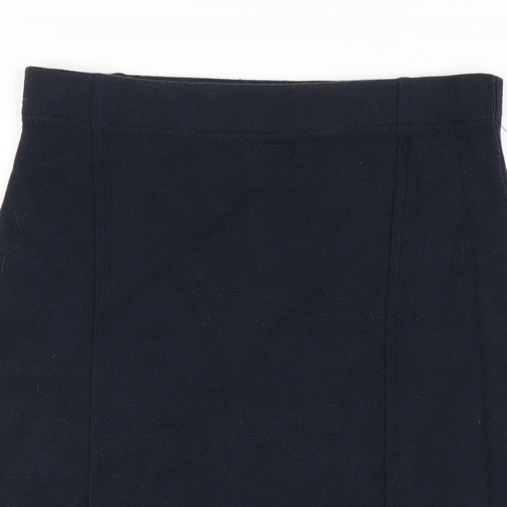 Eastex Womens Blue Acrylic A-Line Skirt Size 12
