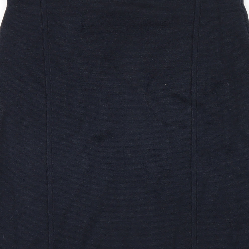 Eastex Womens Blue Acrylic A-Line Skirt Size 12