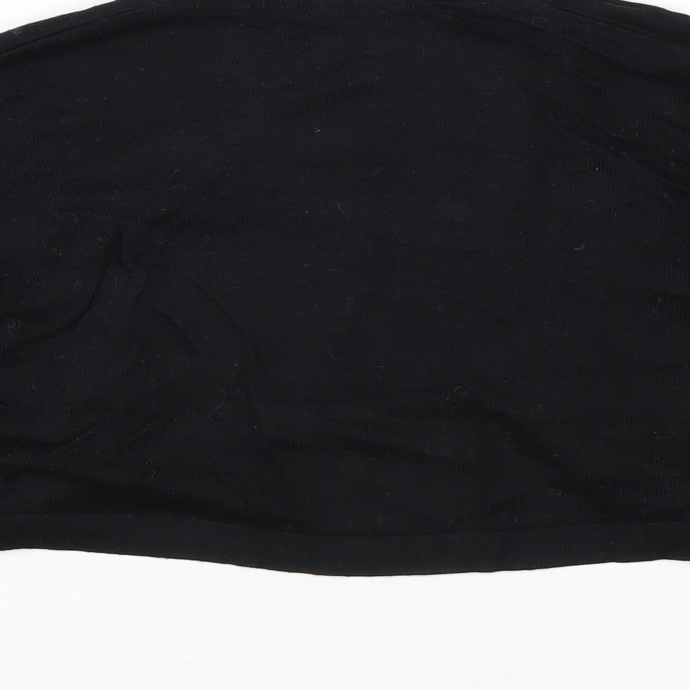 Marks and Spencer Womens Black V-Neck Viscose Shrug Jumper Size 12