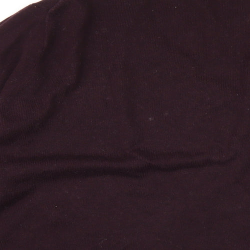 Crew Clothing Womens Purple V-Neck Cotton Pullover Jumper Size 18