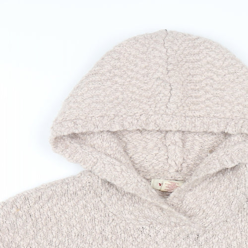 Yes Lola Womens Pink Polyester Pullover Hoodie Size S Pullover