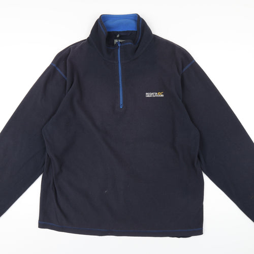 Regatta Mens Blue Polyester Pullover Sweatshirt Size XL