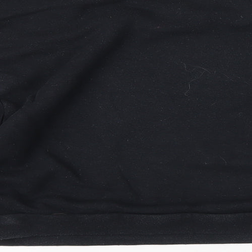 Reebok Womens Black Cotton Pullover Sweatshirt Size XL Pullover