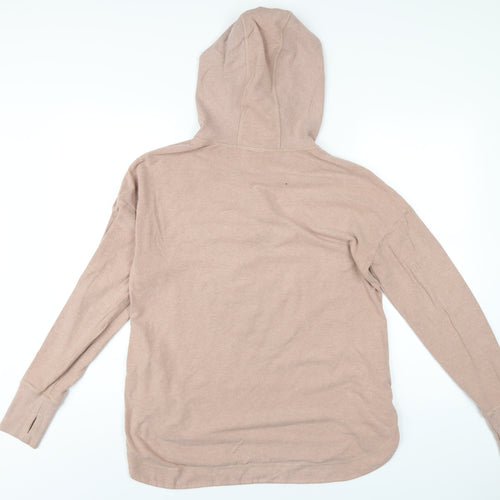 Sweaty Betty Womens Pink Cotton Pullover Hoodie Size S Pullover