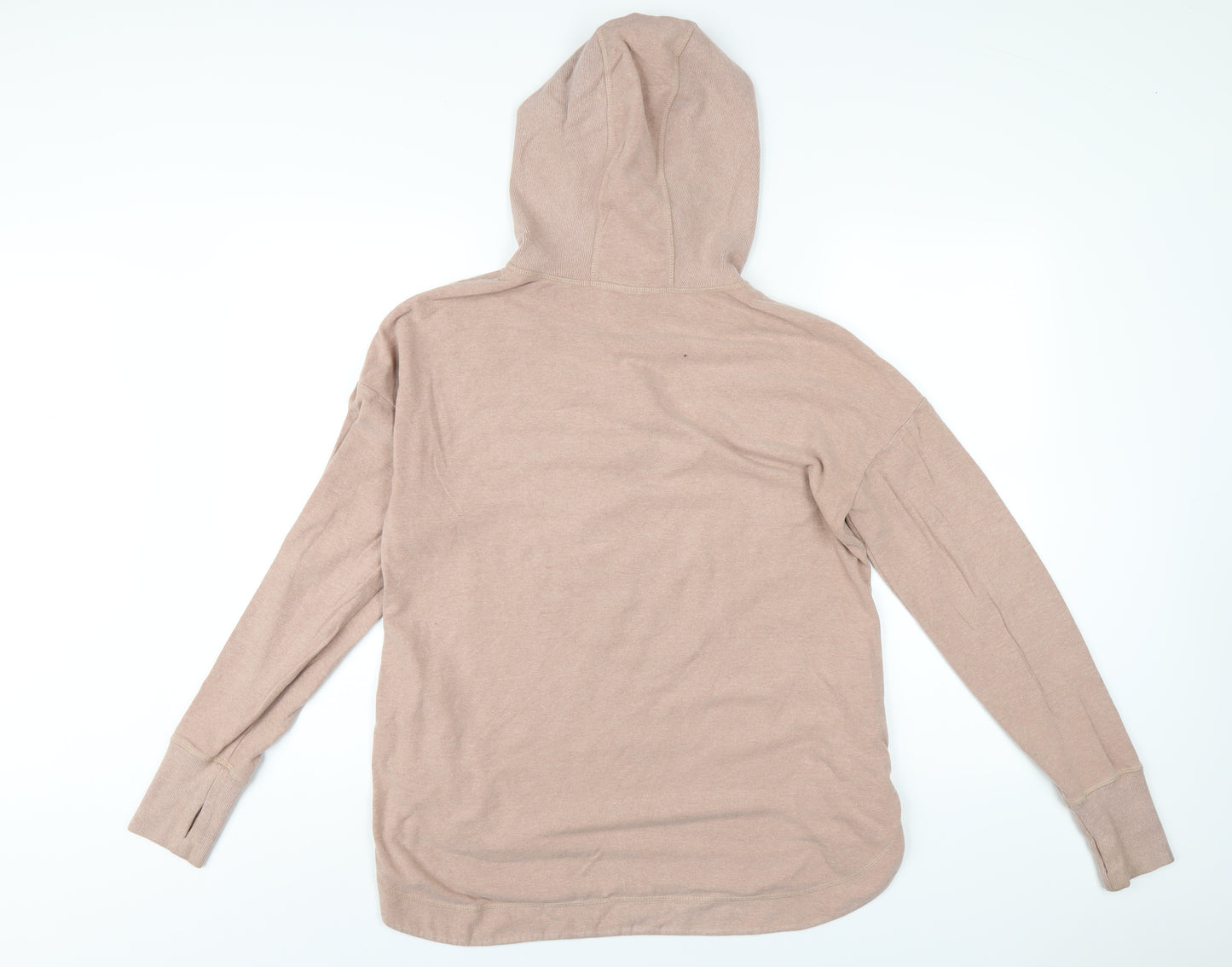 Sweaty Betty Womens Pink Cotton Pullover Hoodie Size S Pullover