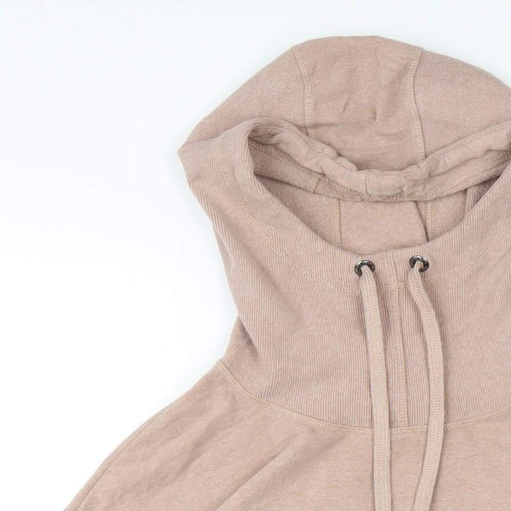 Sweaty Betty Womens Pink Cotton Pullover Hoodie Size S Pullover