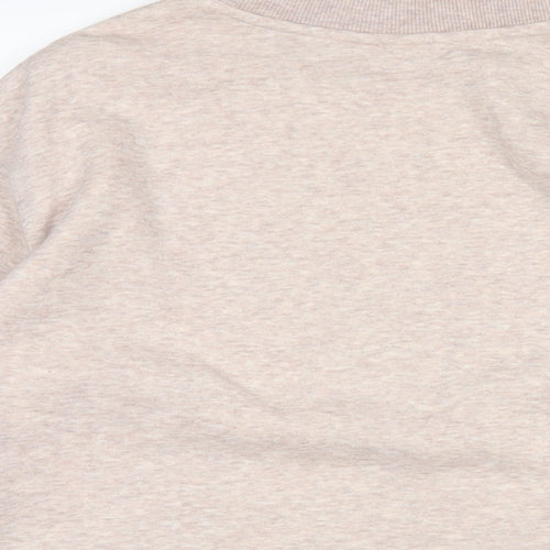 H&M Womens Pink Cotton Pullover Sweatshirt Size XS Pullover