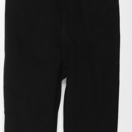New Look Womens Black Cotton Skinny Jeans Size 6 L26 in Regular Button