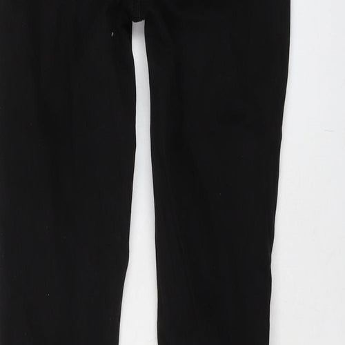 New Look Womens Black Cotton Skinny Jeans Size 6 L26 in Regular Button