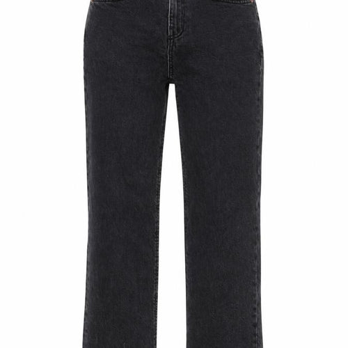 ASOS Womens Grey Cotton Cropped Jeans Size 26 in L24 in Regular Button