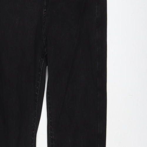 Pull&Bear Womens Black Cotton Skinny Jeans Size 8 L27 in Regular Button
