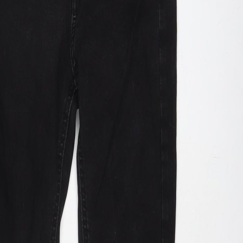 Pull&Bear Womens Black Cotton Skinny Jeans Size 8 L27 in Regular Button