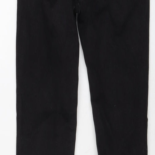 Pull&Bear Womens Black Cotton Skinny Jeans Size 8 L27 in Regular Button
