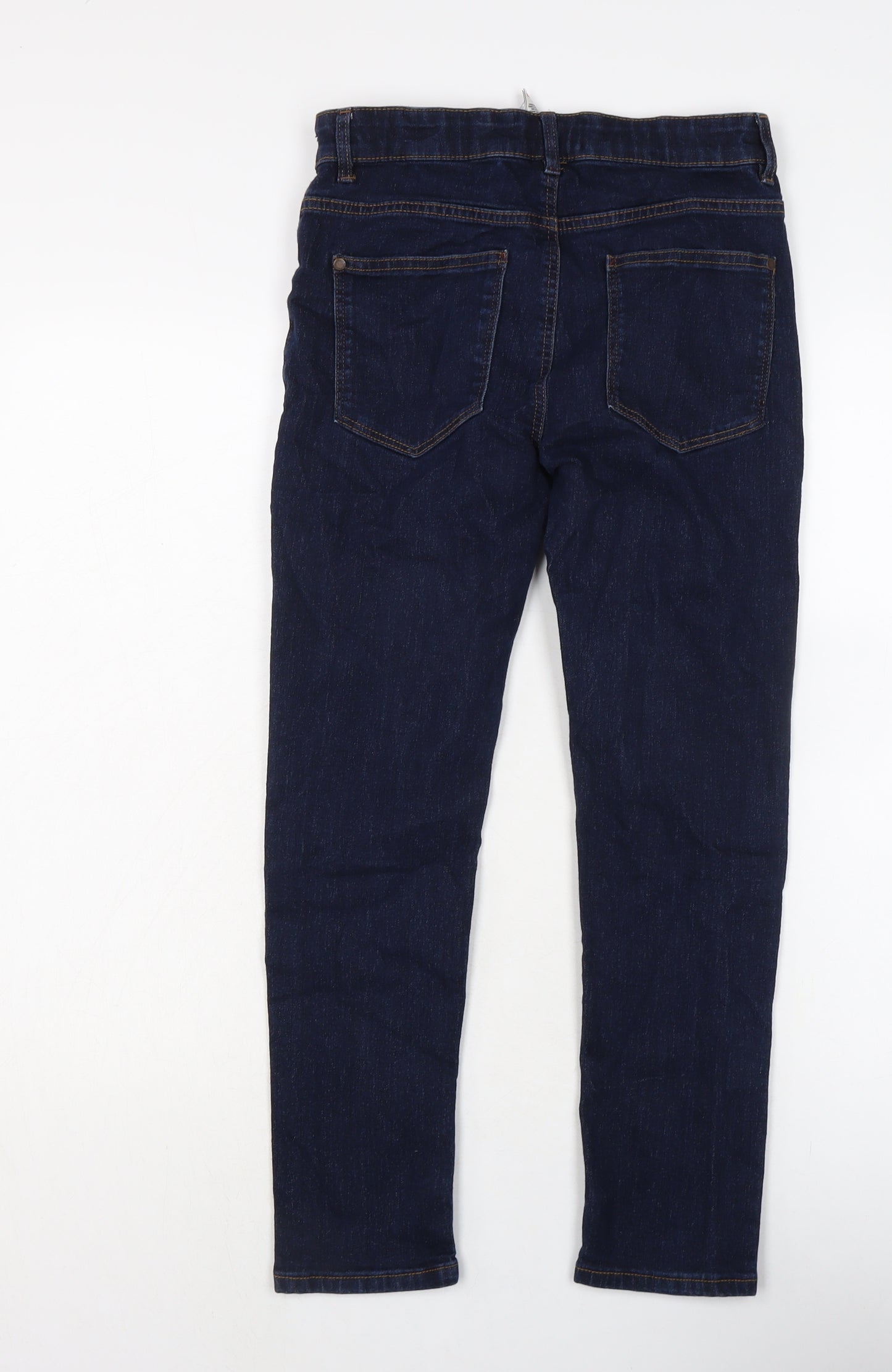 NEXT Boys Blue Cotton Straight Jeans Size 12 Years Regular Button