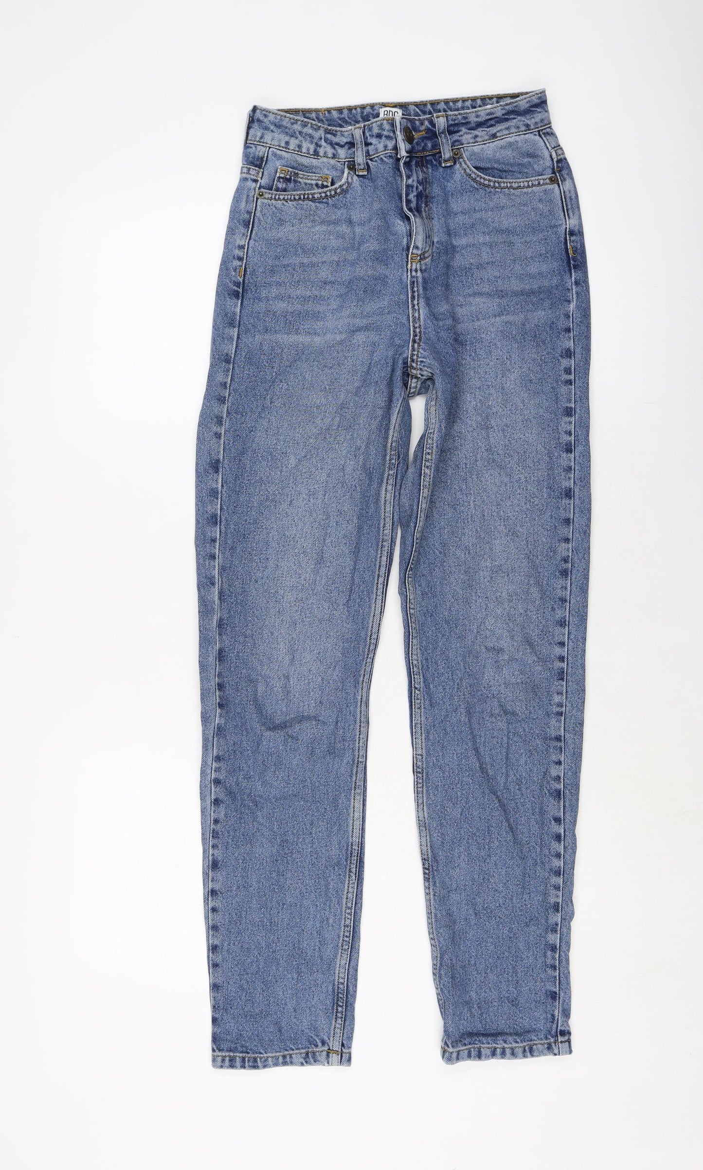 BDG Womens Blue Cotton Mom Jeans Size 24 in L29 in Regular Button