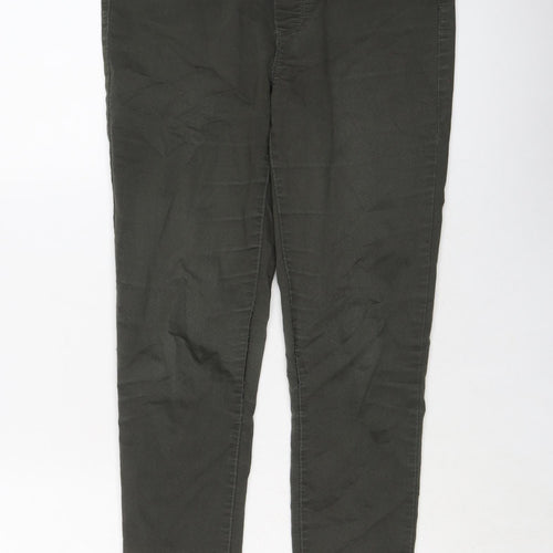 Dorothy Perkins Womens Green Cotton Jegging Jeans Size 10 L28 in Regular