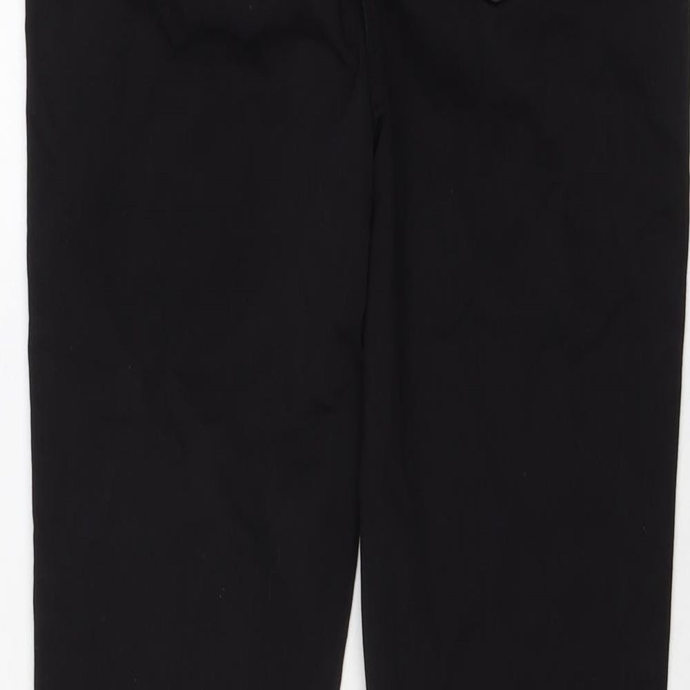Matalan Girls Black Cotton Skinny Jeans Size 12 Years Regular Pullover