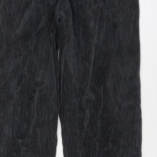 BDG Womens Grey Cotton Trousers Size 24 in L32 in Regular Button