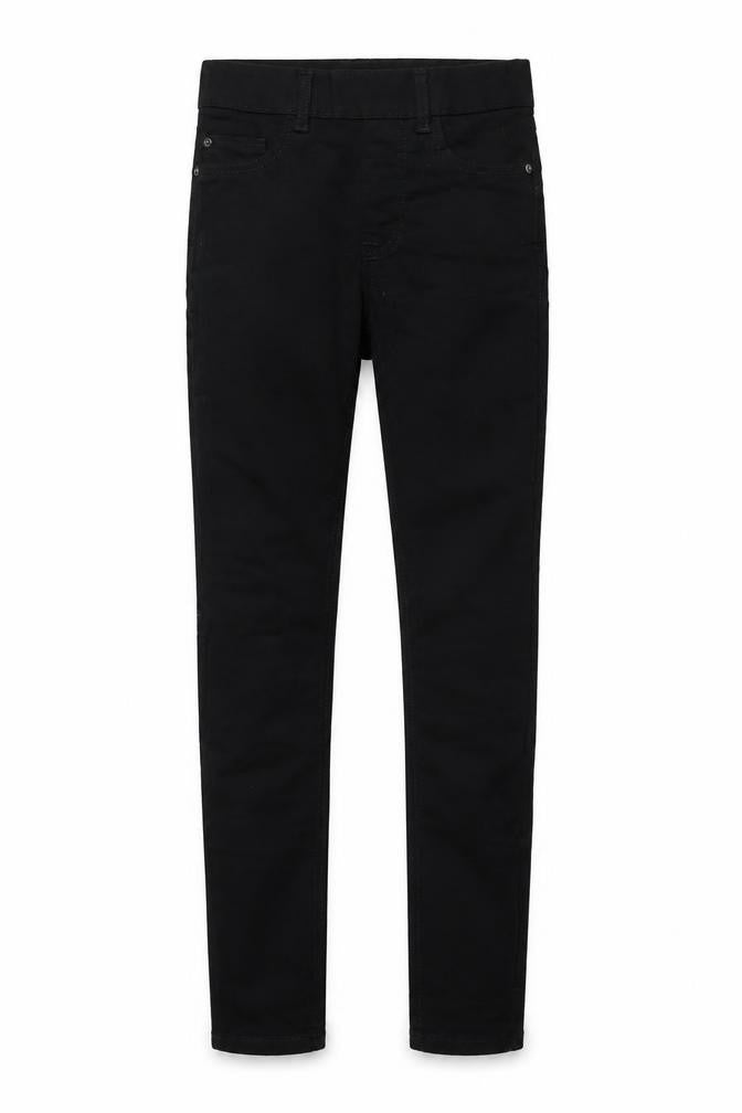 New Look Womens Black Cotton Jegging Jeans Size 6 L25 in Regular