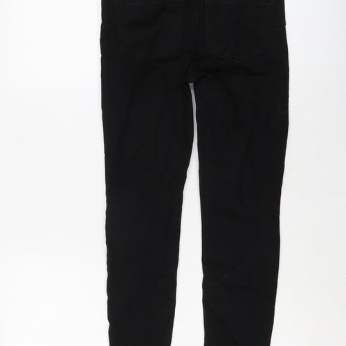 New Look Womens Black Cotton Jegging Jeans Size 6 L25 in Regular