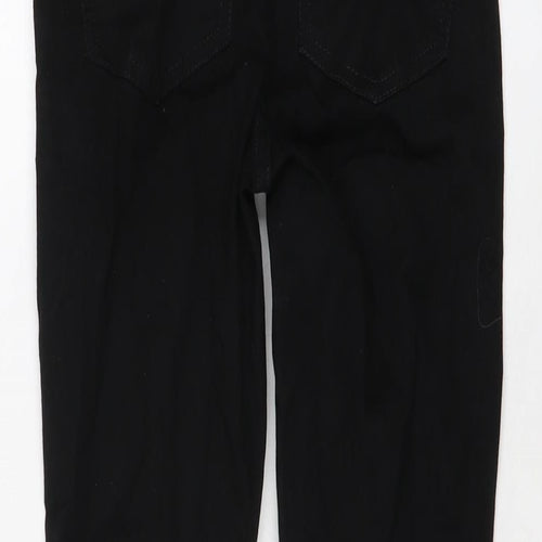 New Look Womens Black Cotton Jegging Jeans Size 6 L25 in Regular