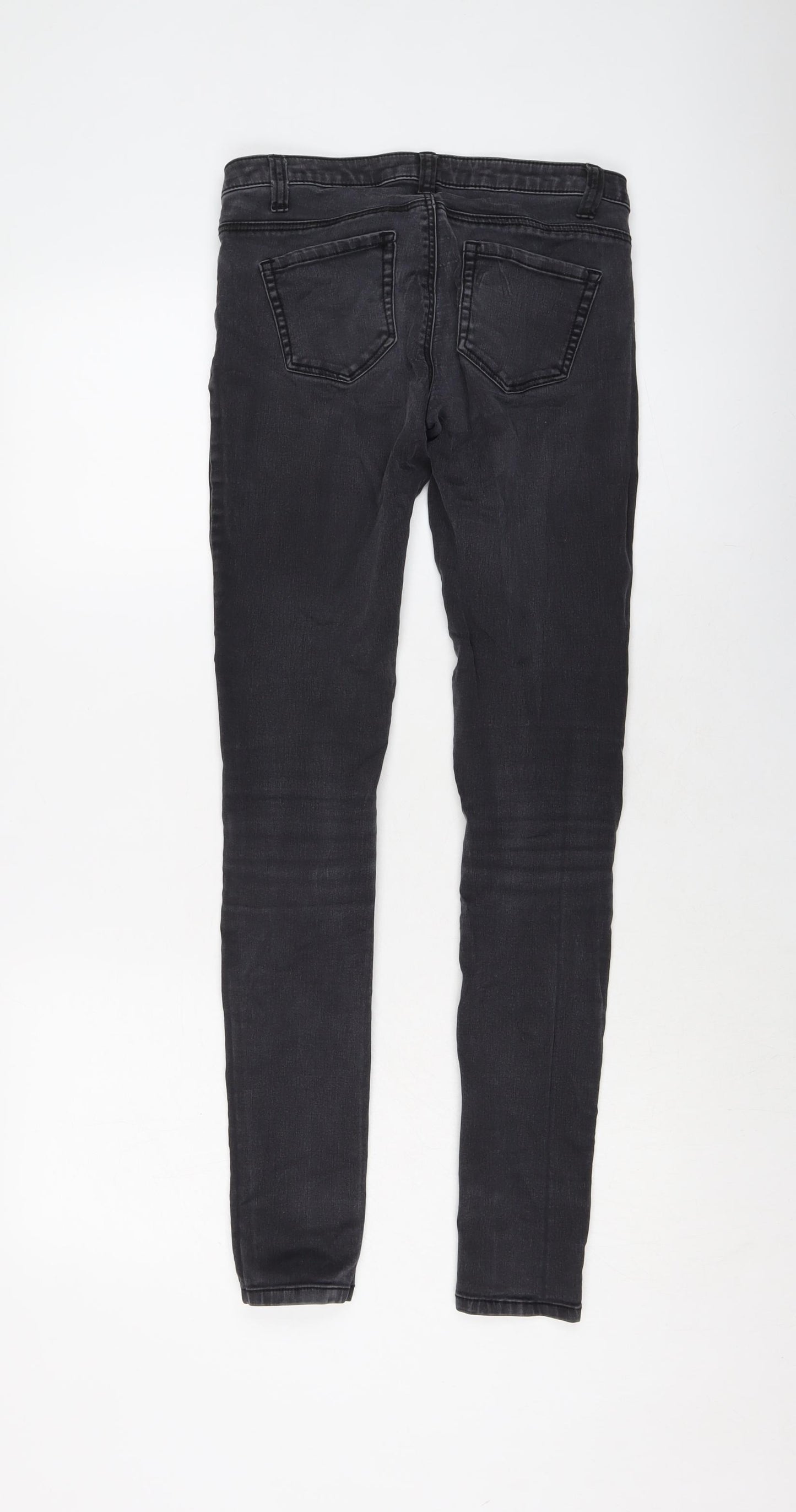 Denim & Co. Womens Green Cotton Jegging Jeans Size 8 L30 in Regular Button