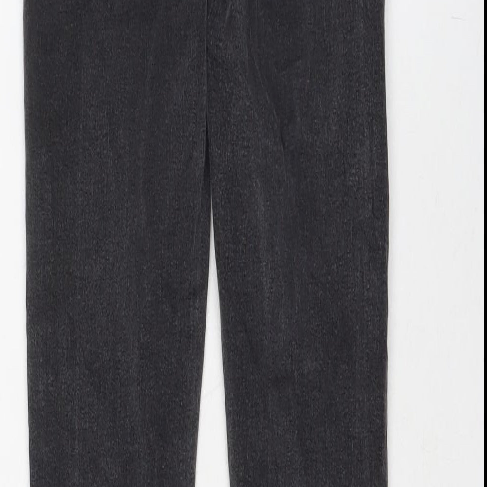 Denim & Co. Womens Grey Cotton Skinny Jeans Size 6 L27 in Regular Button