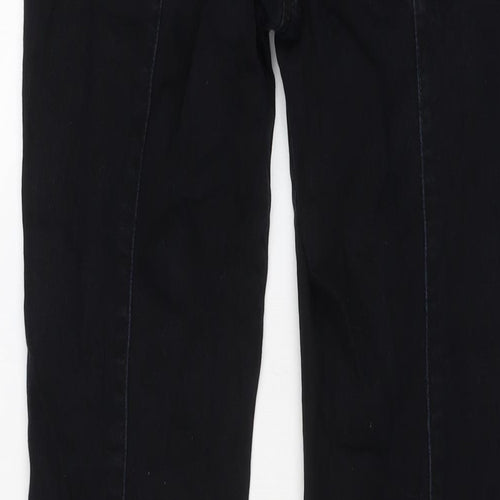 NEXT Womens Blue Cotton Skinny Jeans Size 10 L29 in Regular Button