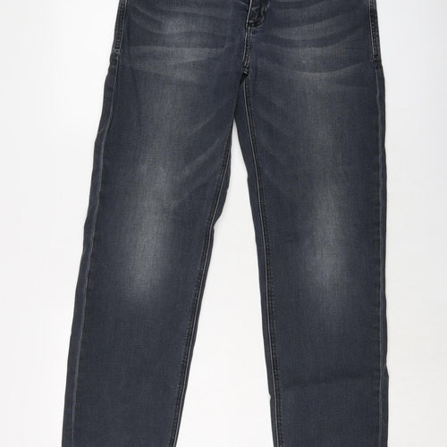 NEXT Mens Blue Cotton Straight Jeans Size 30 in L30 in Regular Button